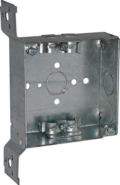 Raco 21 cu in Square Steel 2 gang Junction Box Gray Mfr